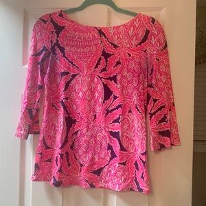 Lilly Pulitzer boat neck top